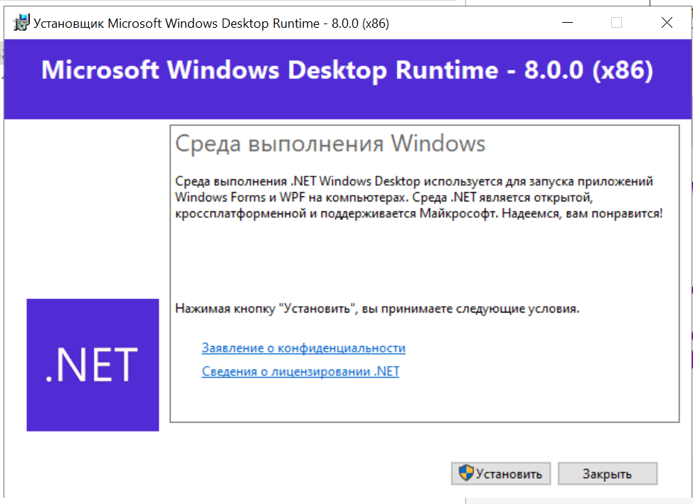 Net runtime что это